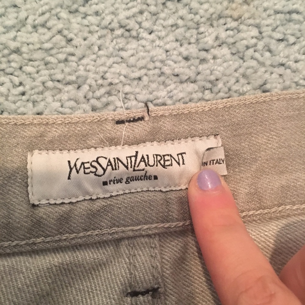 Authentic grey YSL jeans - Picture 3 of 5